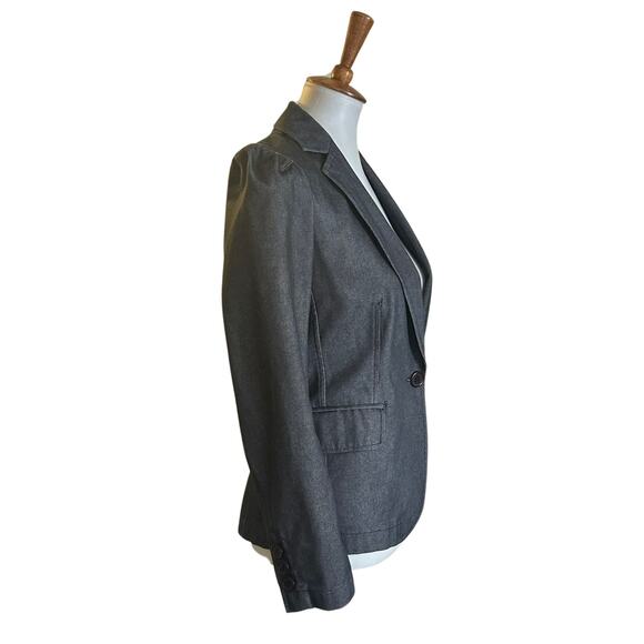 Marc Jacobs Dark Denim Fitted Blazer/Jacket, Size 6 MINT. - Picture 2 of 11